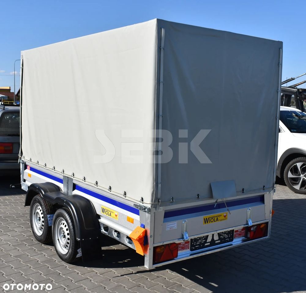 Wiola Mocna przyczepa lekka SILEZIA KOMFORT PLUS MAX 302 x 152 cm. DMC. 750 kg. DOSTAWA!! - 13