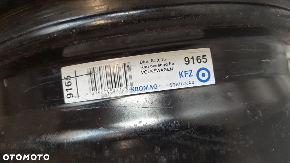 FELGI STALOWE 5X112 6Jx15 CALI ET47 VW AUDI SEAT SKODA - 8