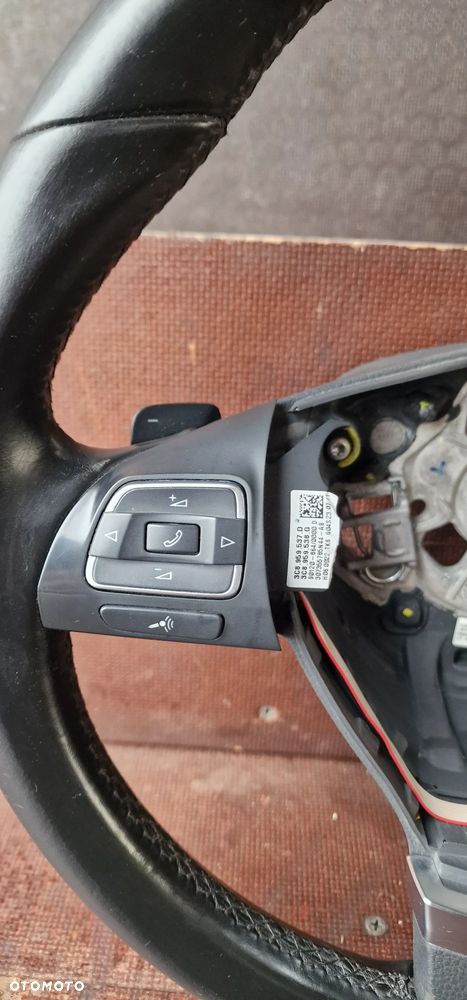 KIEROWNICA Skóra MULTIFUNKCJA 3C8419091BF VW PASSAT B7 Sharan GOLF VI - 7