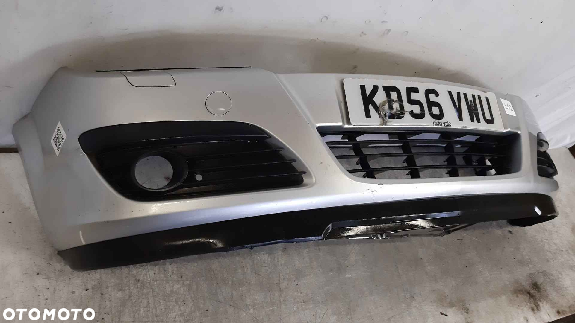 } ZDERZAK PRZÓD PRZEDNI DO OPEL ASTRA H 3 III Z157 SREBRNY POD HALOGENY - 4