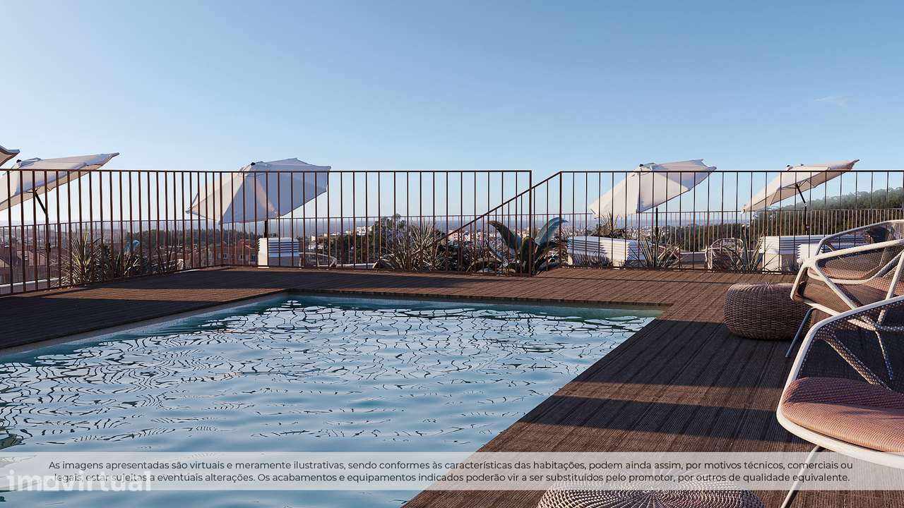 T1 Novo c/ Lugar de Garagem (Exterior) em S. Félix da Marinha - Grande imagem: 2/21