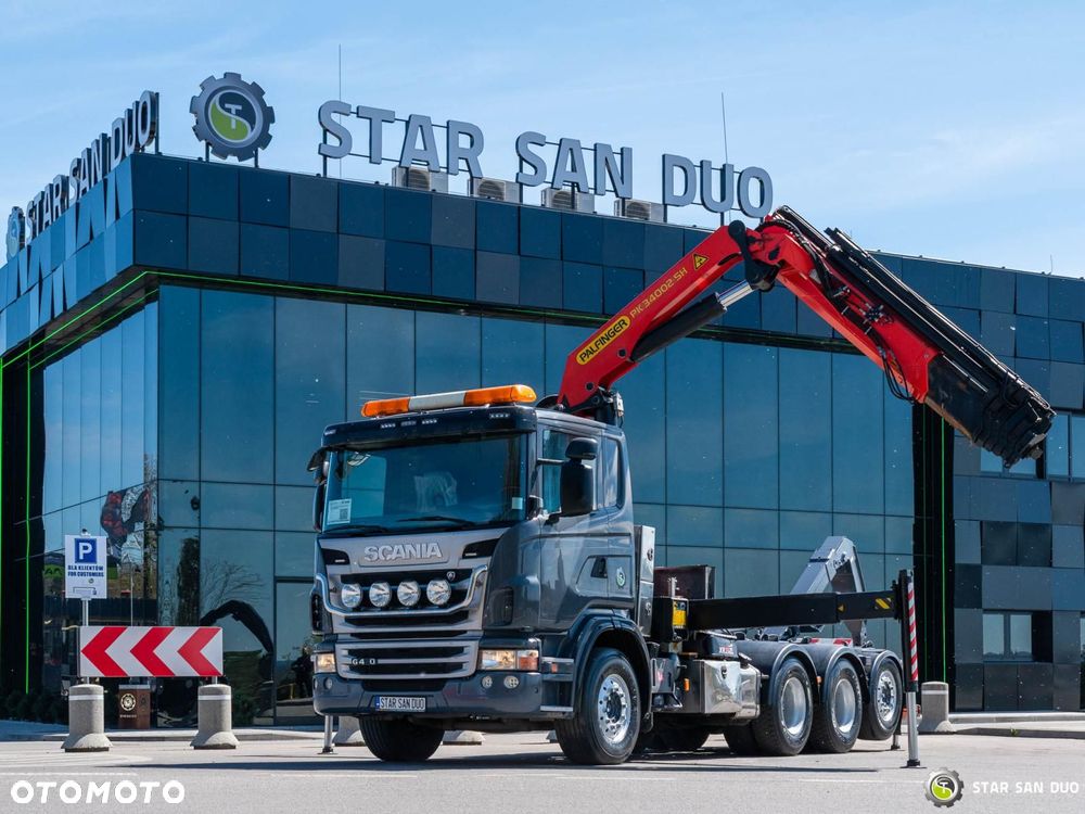 Scania G400 8x4 PALFINGER PK 34002 SH, HIAB XR20ZL53 HDS Żuraw Hakowiec - 11