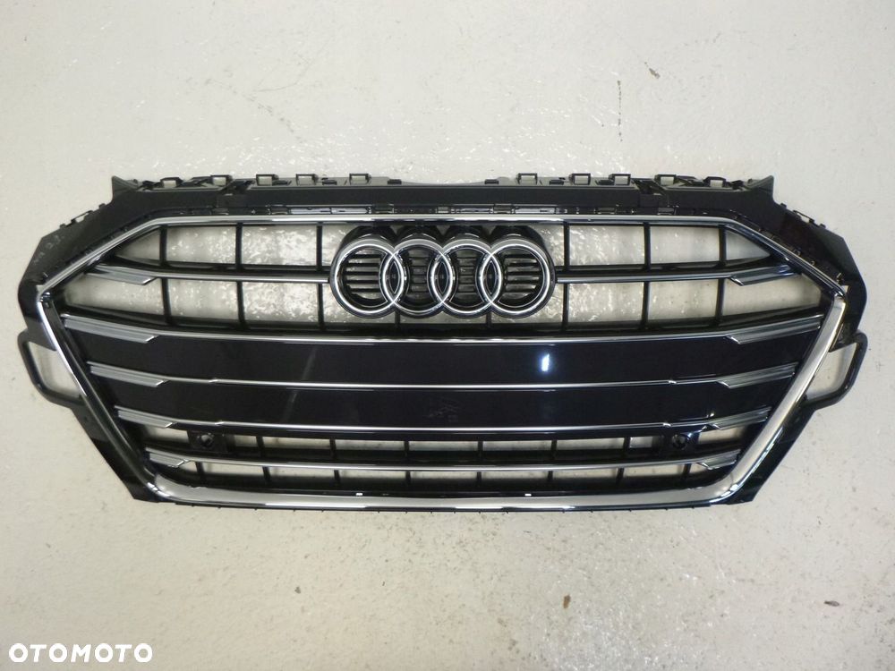 AUDI A4 B9 LIFT GRILL ATRAPA CHŁODNICY ZNACZEK CHROM / CZARNY PDC ORYGINAŁ - 3