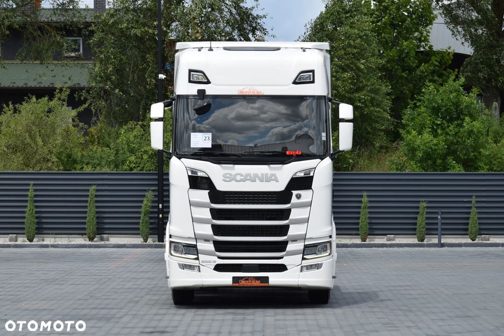 Scania 500S / FULL AIRMATIC / HYDRAULIKA / RETARDER / KLIMATYZACJA POSTOJOWA / ACC / KLIMA / 2 ZBIORNIKI PALIWA / FULL LEDY / FULL SPOILERY / SERWISOWANA / SPROWADZONA - 2