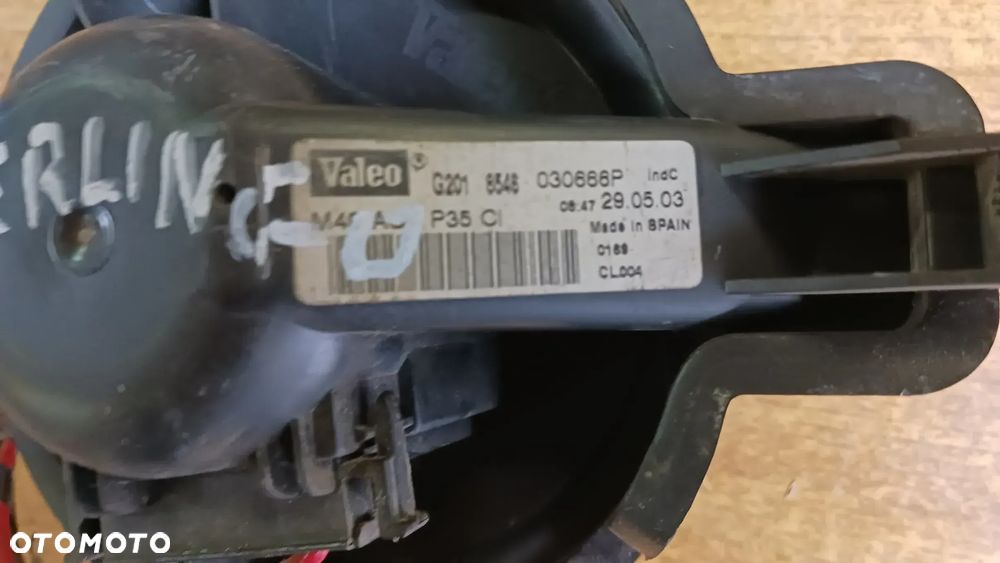 Wentylator Nawiewu Dmuchawa Peugeot Partner Citroen Berlingo I 030666P - 2
