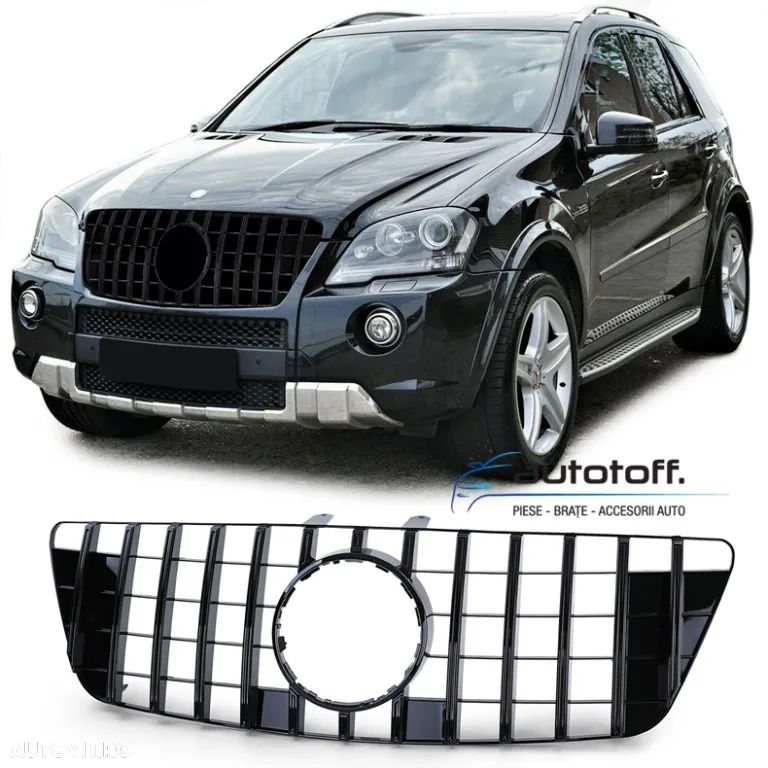 Grila compatibila Mercedes ML W164 Facelift (08-11) model Panamericana - 6