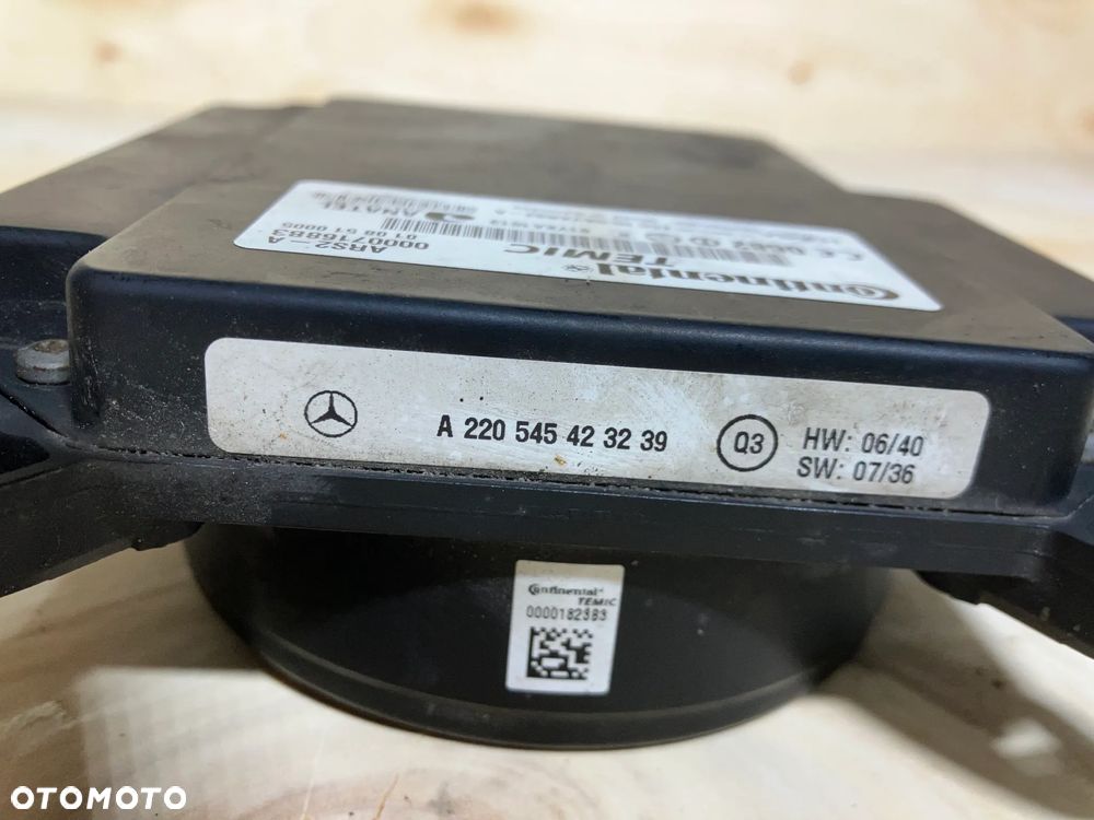 RADAR MERCEDES W220 LIFT MODUŁ DISTRONIC A220545423239 CONTINENTAL ARS2-A - 8
