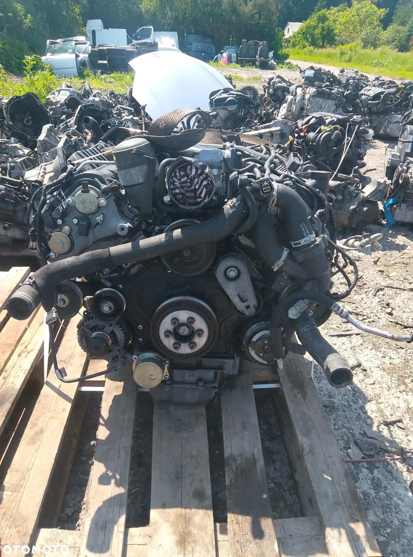 SILNIK KOMPLETNY 5,0 v8 508PN range rover III jaguar xf f-pace velar gwarancja - 7