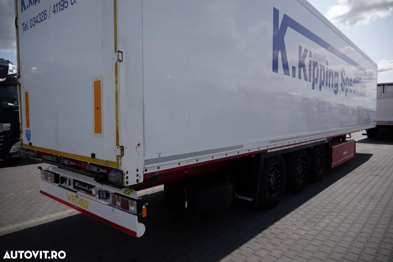 Krone CONTAINER / KOFFER / DOPPELSTOCK / COȘ PENTRU PALEȚI / AXĂ RIDICATĂ / IMPORTAT DIN GERMANIA - 13
