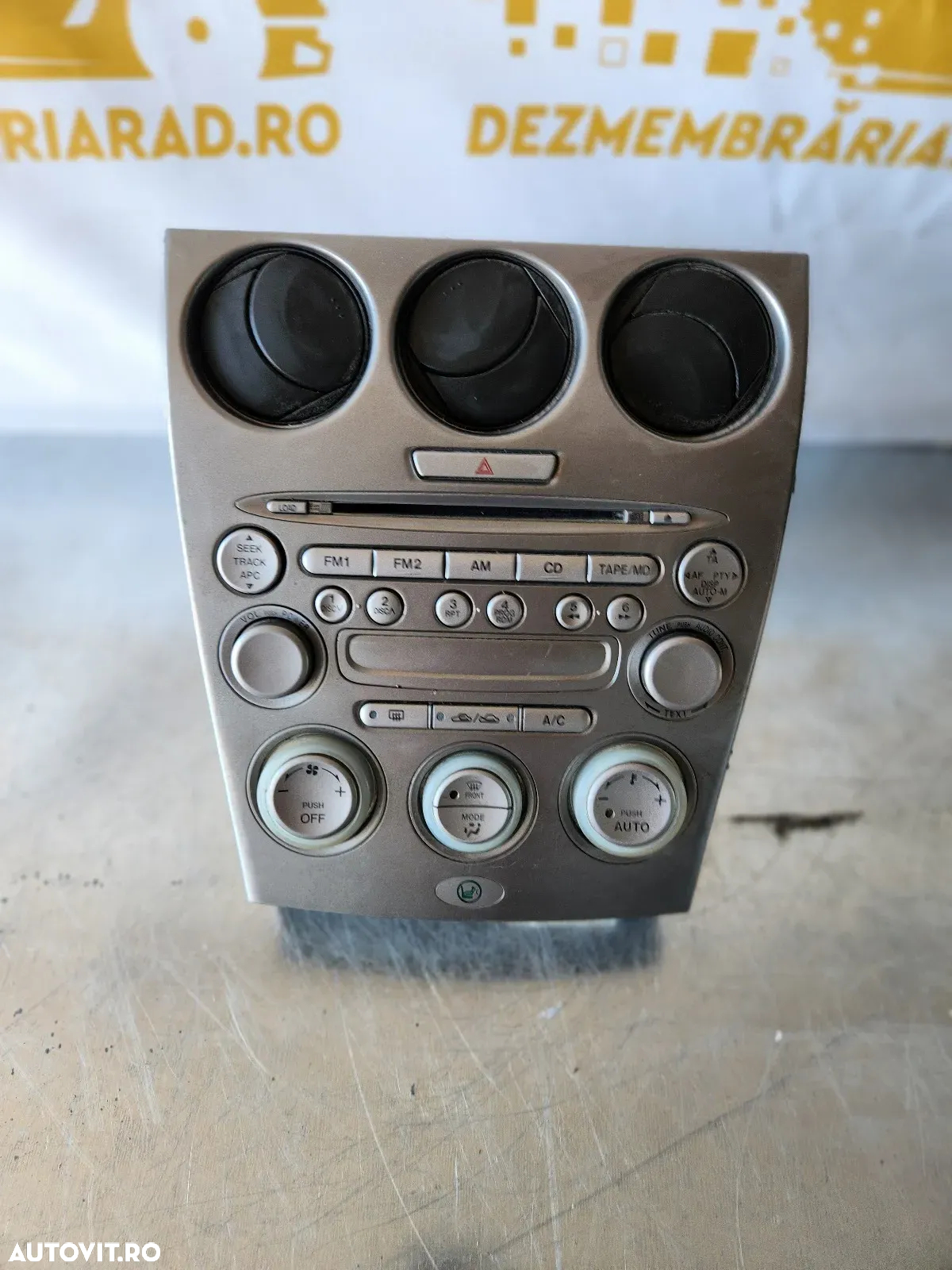 Consola Centrala Radio Cd Player Comenzi Clima Mazda 6 - 2