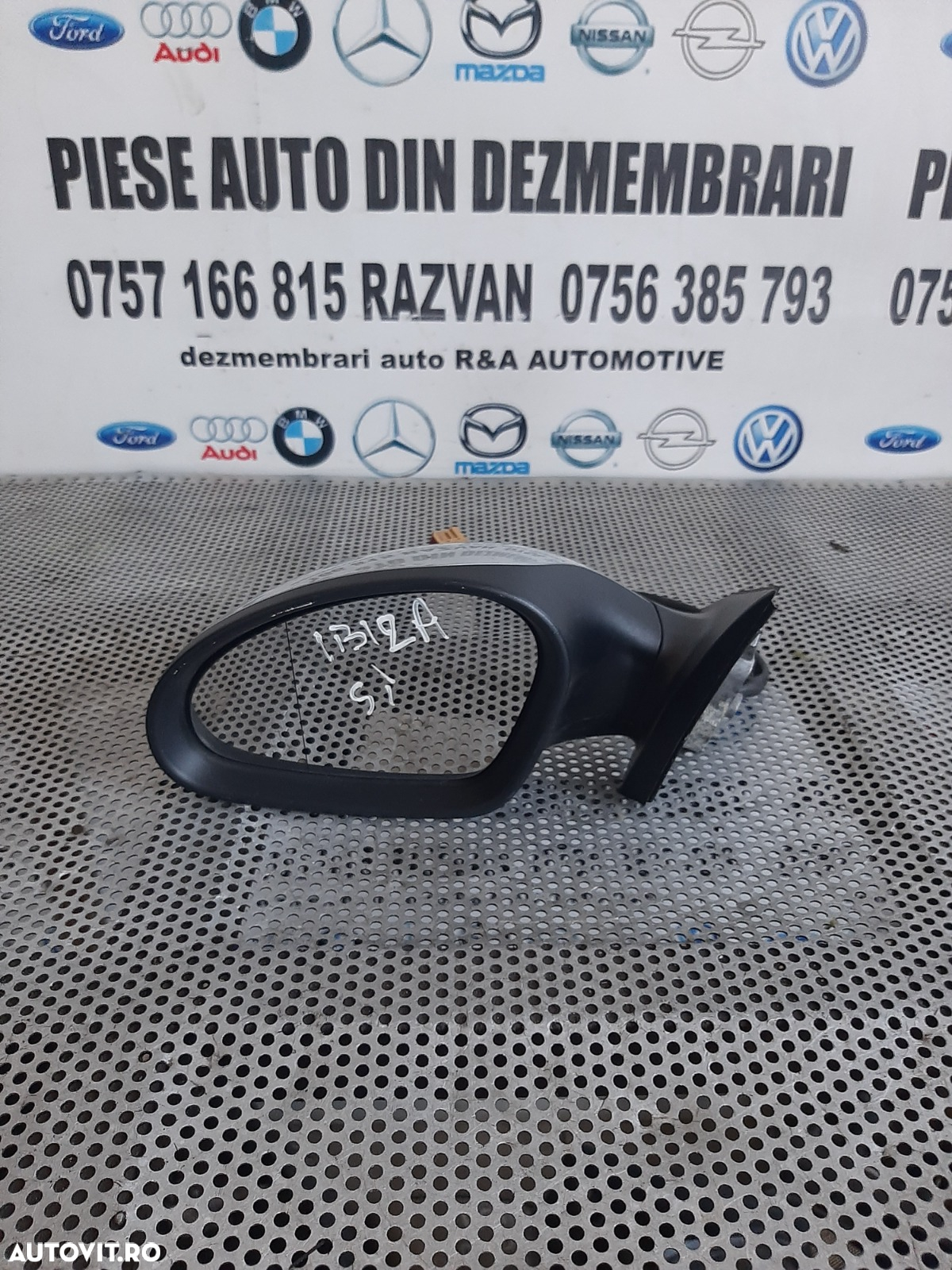 Oglinda Stanga Electrica Seat Ibiza An 2002-2003-2004-2005-2006-2007-2008-2009 Vandut De Firma Cu G - 3