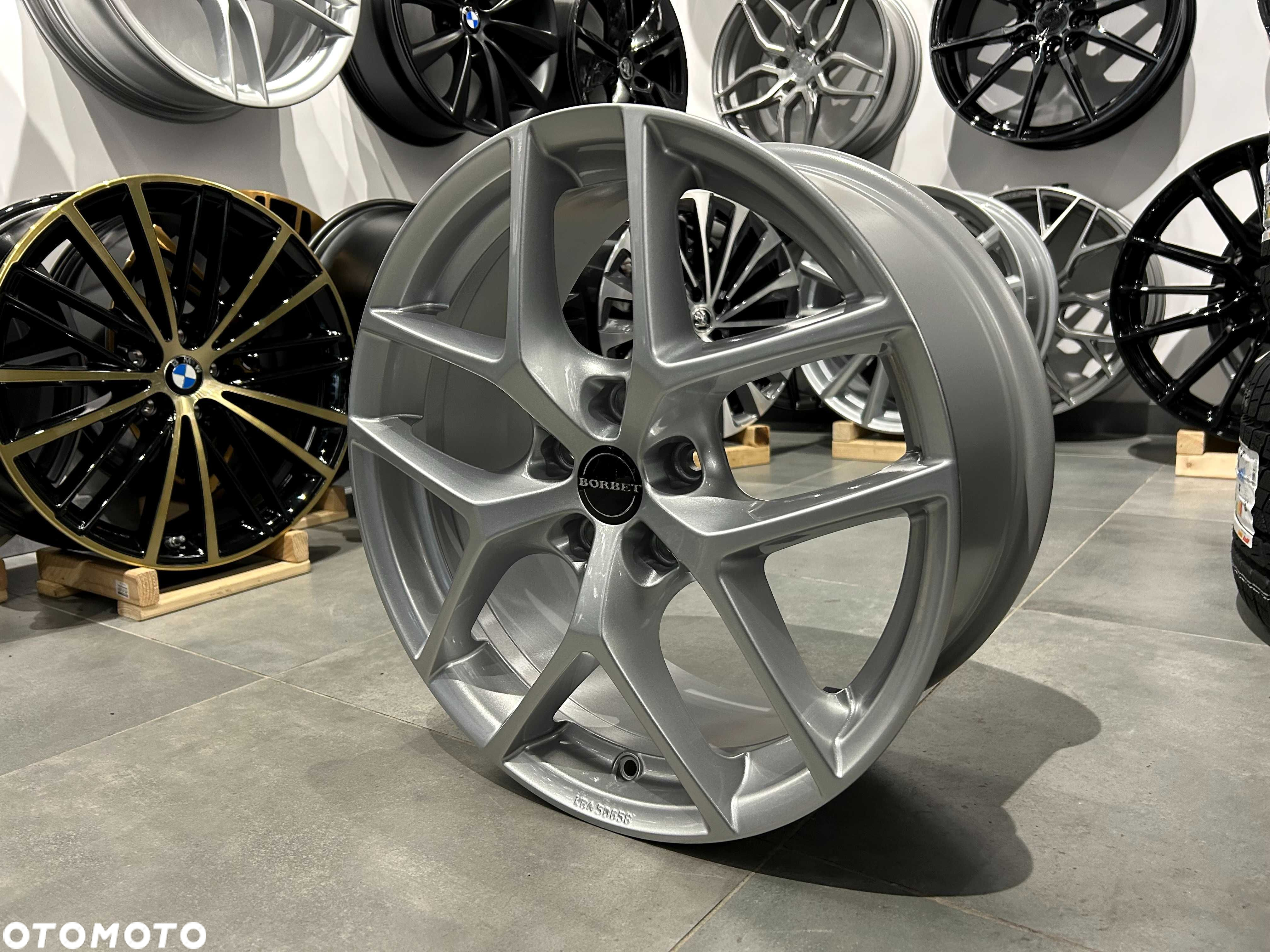 Felgi aluminiowe BORBET Y 18 5x112 ET48 VW Golf Audi A3 Octavia MG 4 - 5