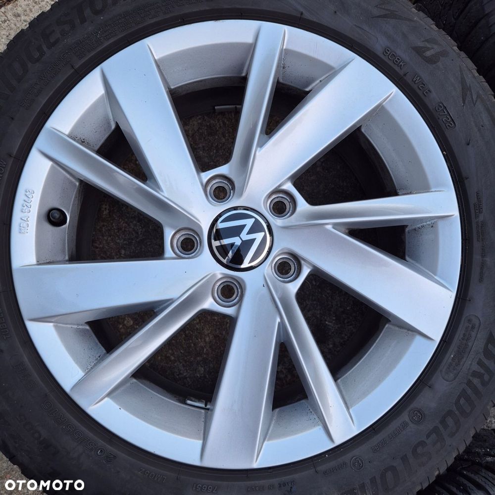 ZIMA KOŁA 205/55 R16 ORYGINAŁ VW GOLF CADDY PASSAT TOURAN BRIDGESTONE 2022r - 4