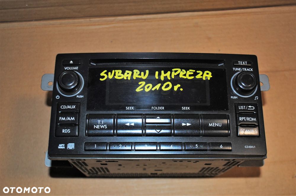 Radio Subaru Impreza 2010r. - 2
