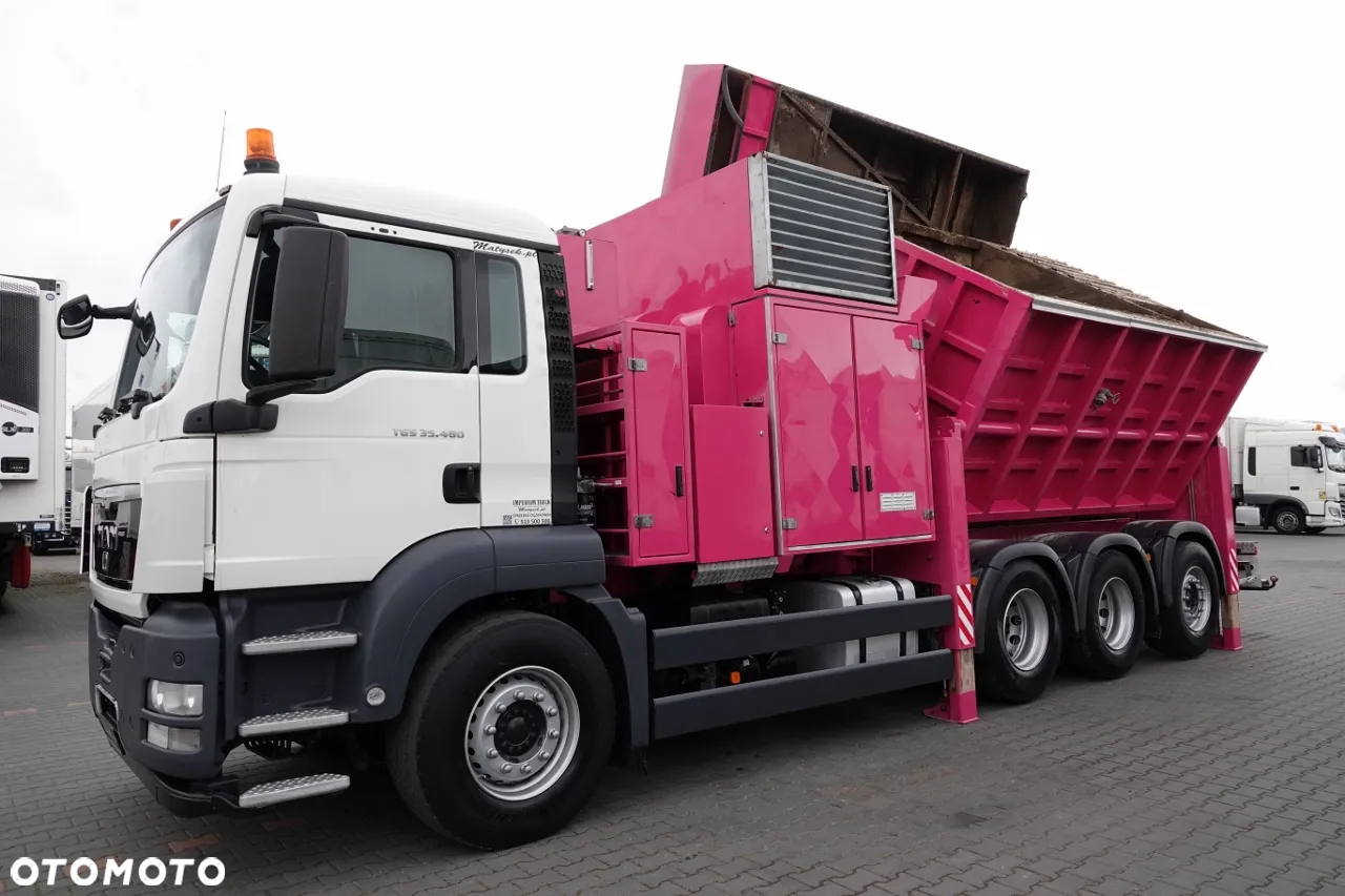 MAN TGS 35.480 / 8X4 / ASENIZACYJNY / ŁADOWARKA PRÓŻNIOWA / WUKO / MTS SAUGBAGGER /   STEROWANIE RADIOWE / - 2