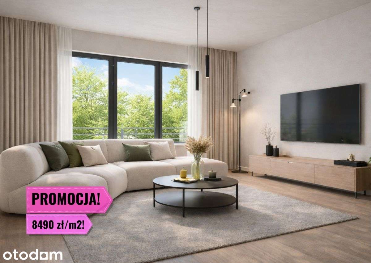Ogromny salon | 2 balkony | gotowe nowe mieszkanie