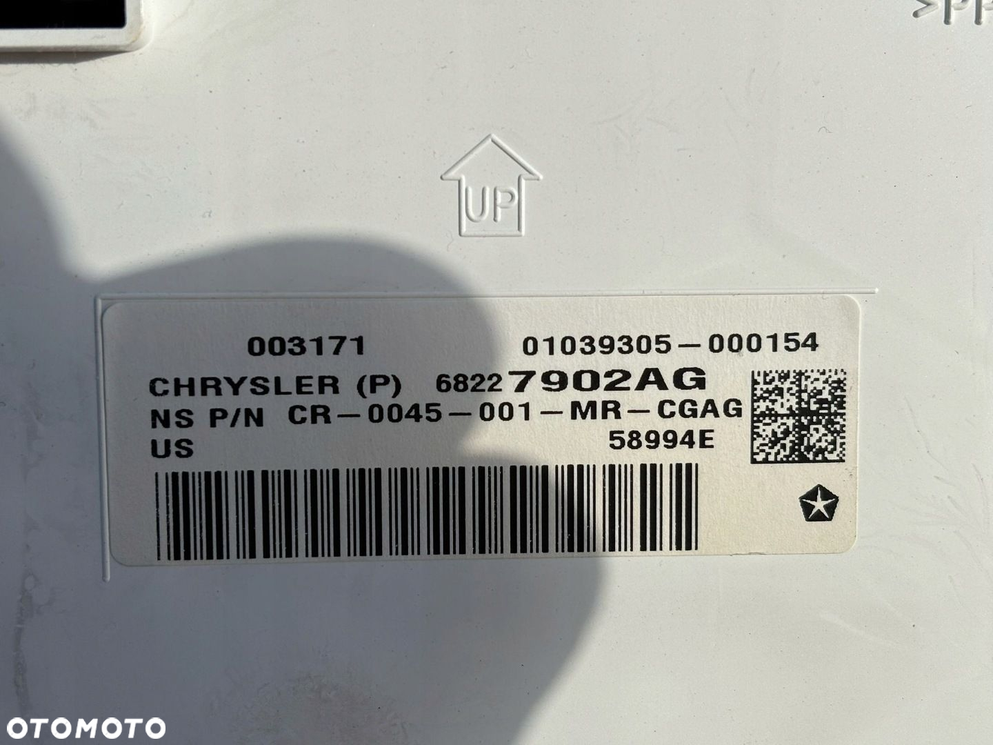 CHRYSLER PACIFICA II 17- 3.6 LICZNIK ZEGARY USA 68227902AG - 3