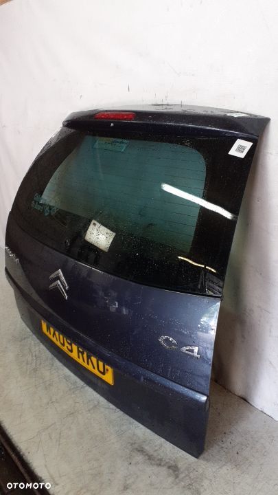 * KLAPA BAGAŻNIKA TYŁ TYLNA CITROEN C4 PICASSO I 1 KENC SZARA - 3