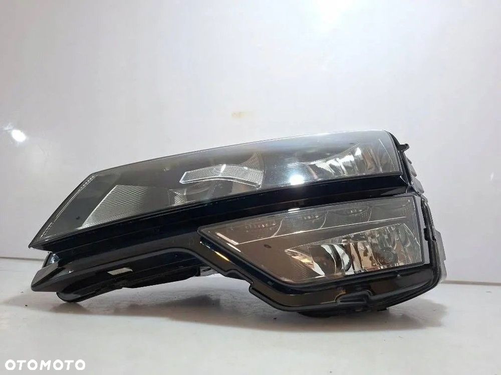 Skoda Karoq 2021 Lewa Lampa zwykła Reflektor 57B941015A EUROPA USZY CAŁE - 3
