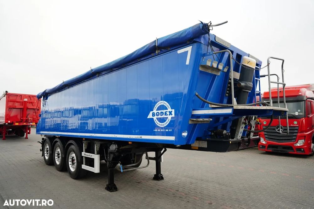 Bodex BASCULĂ  31 m3 / ALUMINIU / AXĂ RIDICATĂ / SAF / JANTE DIN ALIAJ / - 1