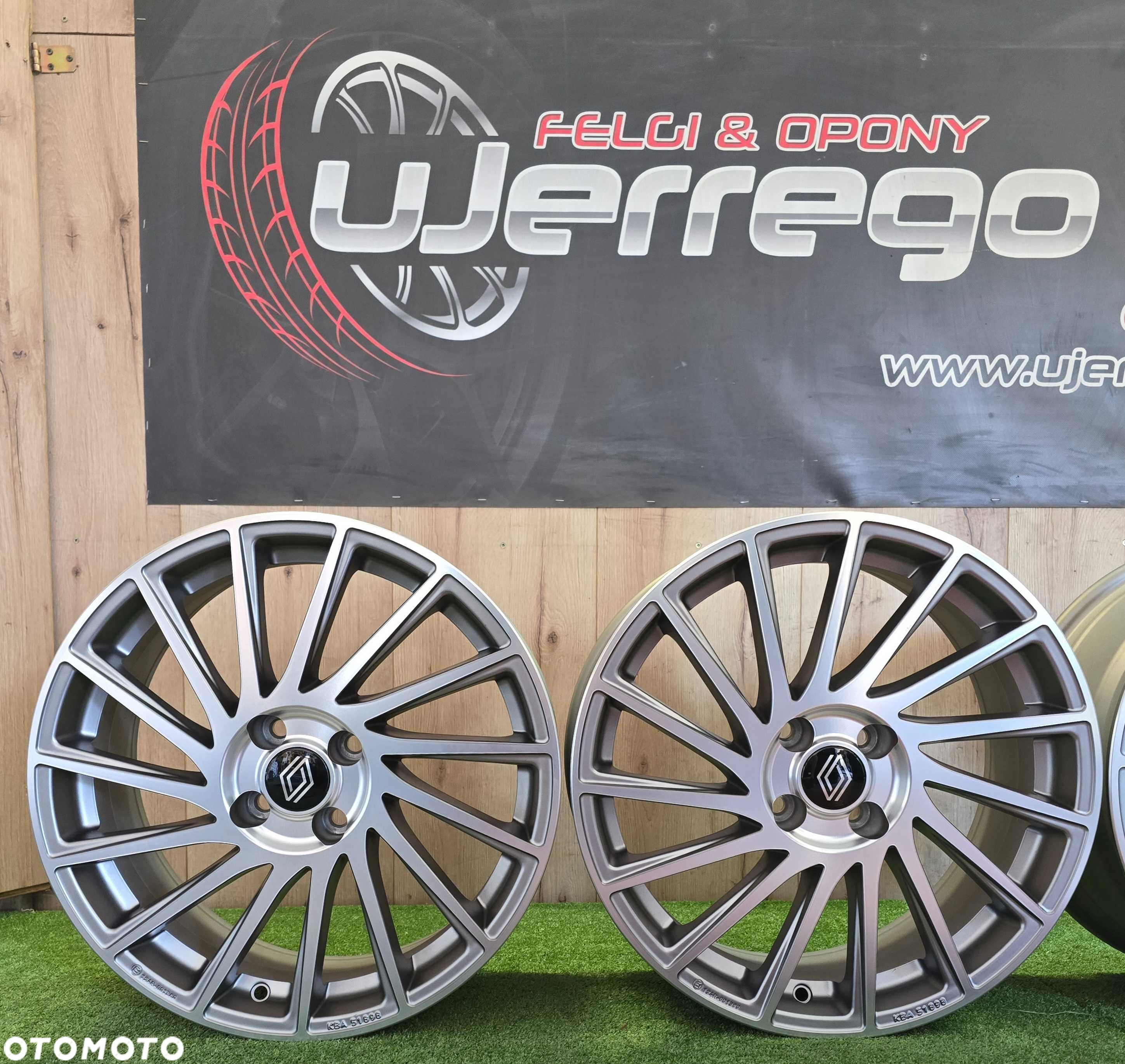NOWE ALUFELGI RENAULT 17x4x100 - Captur,Clio,Scenic,Twingo,Wind,ZOE - 4