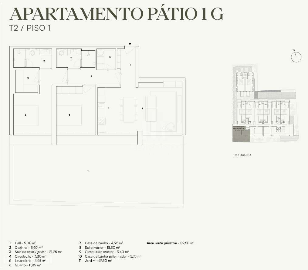 Apartamento T2 com terraço em empreendimento de luxo no Campo Alegre , - Grande imagem: 2/24