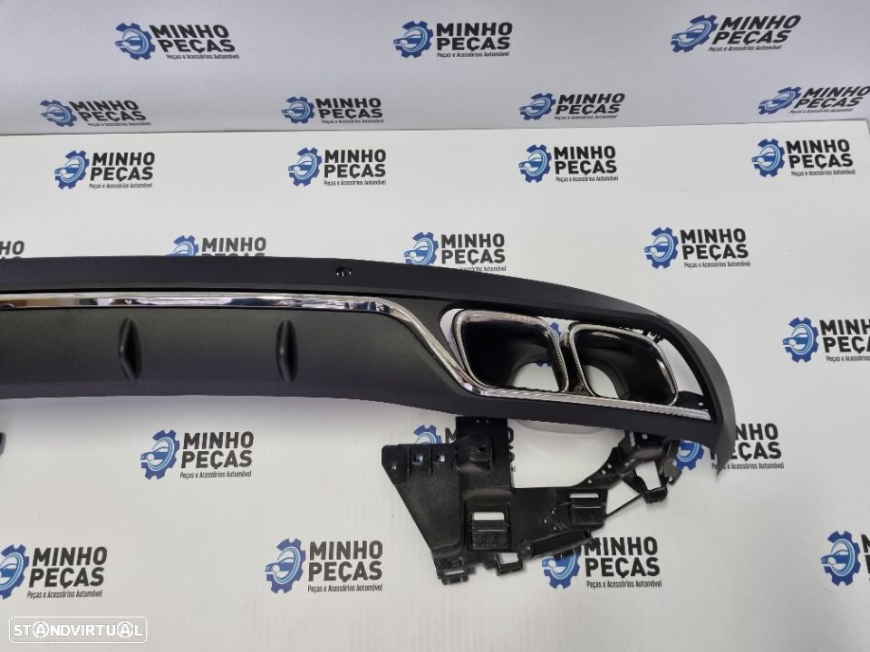 Difusor Traseiro Mercedes Class C (W205) Look C63 (2014-2018) - 7