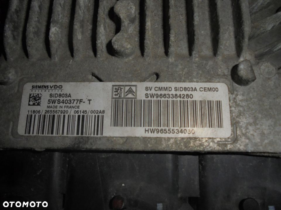 KOMPUTER PEUGEOT 807 CITROEN C8 5WS40377F-T - 3