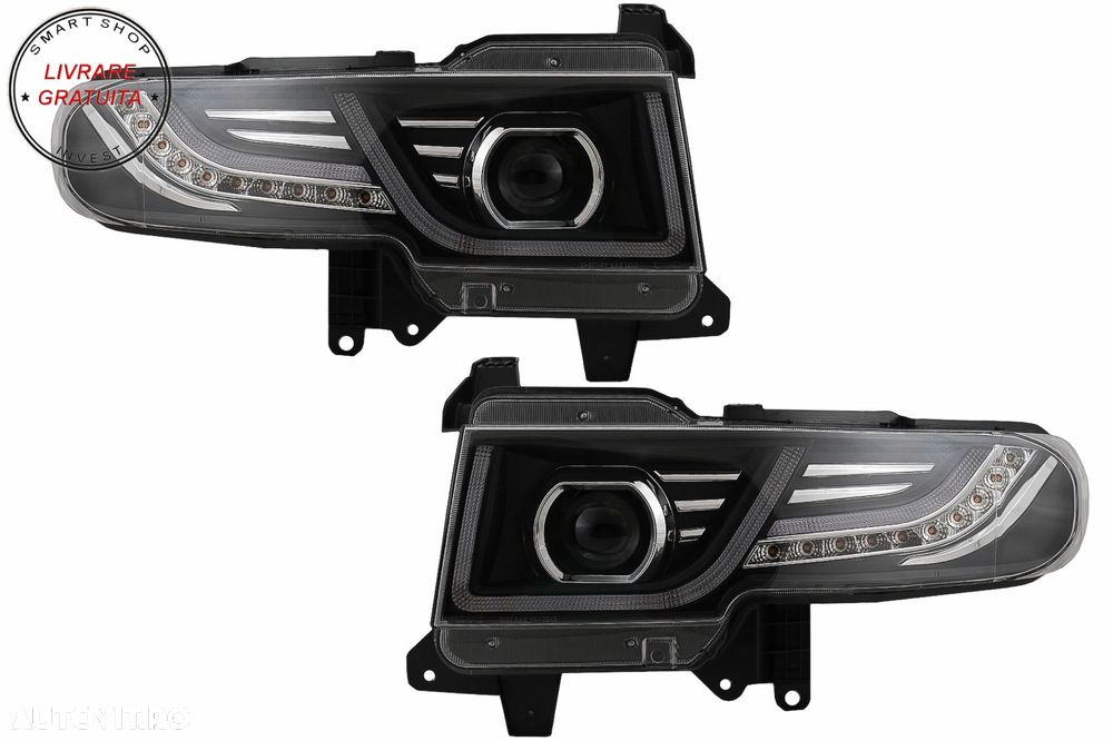 Faruri LED cu Semnal Dinamic si Grila Centrala compatibile cu Toyota FJ Cruiser XJ- livrare gratuita - 10