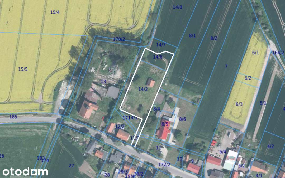 Działka z PnB na 6 bliźniaków Strzeganowice gm. Kąty Wrocławskie - Pełny obrazek: 5/5