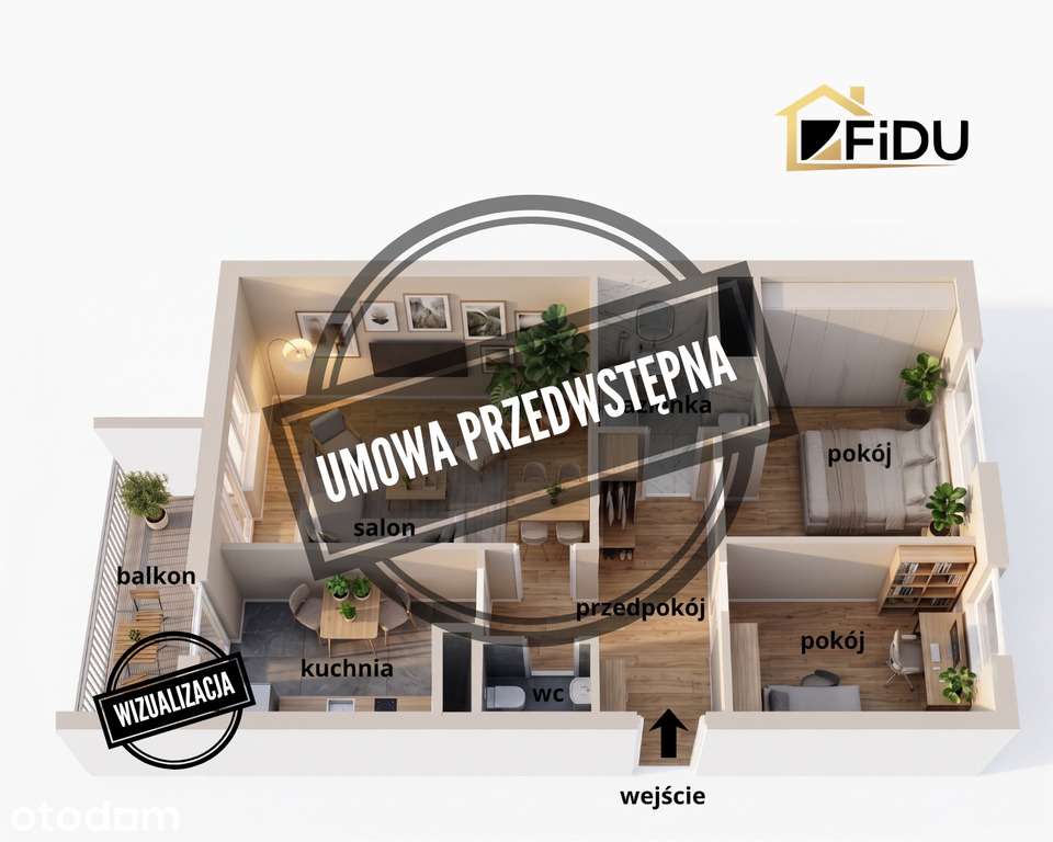 Mieszkanie Elbląg ul. Leśmiana 3 pokoje