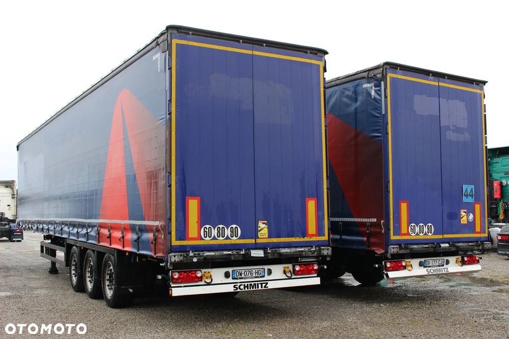 Schmitz Cargobull VARIOS /FIRANKA  /OSIE SCHMITZ / DACH PODNOSZONY/ RAMA OCYNK /SERWIS FR / IDEALNY STAN / - 1