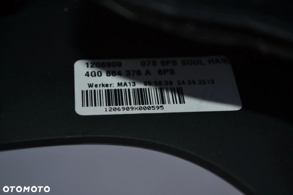 AUDI A6 C7 A7 KRATKA NAWIEWU TYŁ TYLNA OSŁONA OBUDOWA PODŁOKIETNIKA TUNELU 4G0864376A - 3