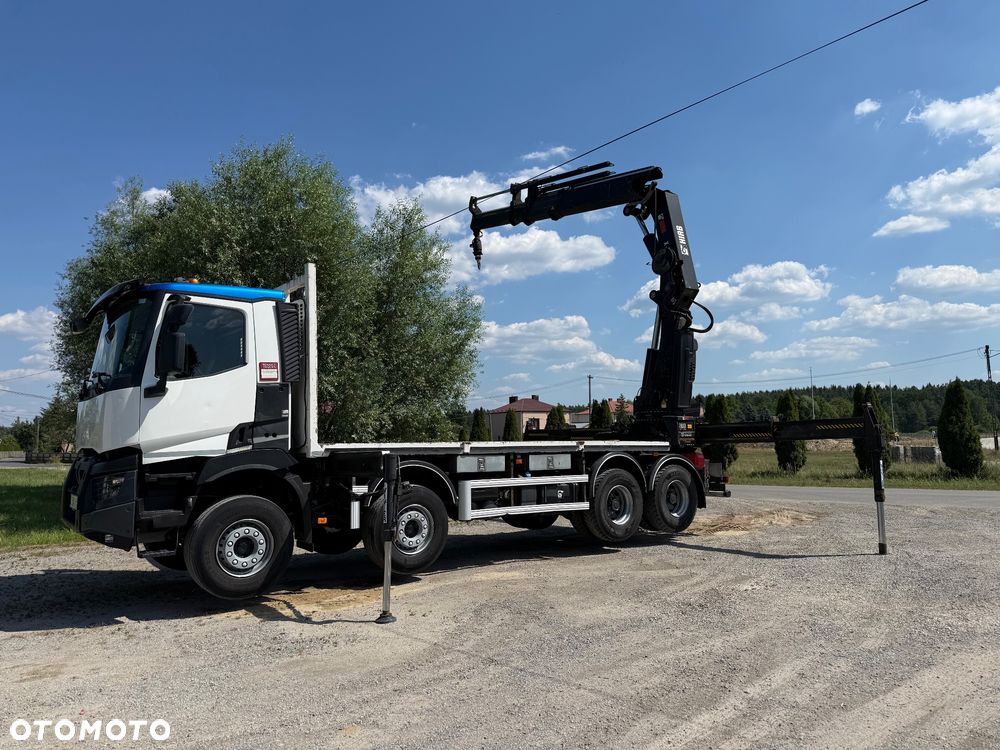 Renault C520 / HDS HIAB X-HIPRO 558 EP-4 / STEROWANIE RADIOWE / 8x4 / Z FRANCJI / STAN BDB / / / - 7