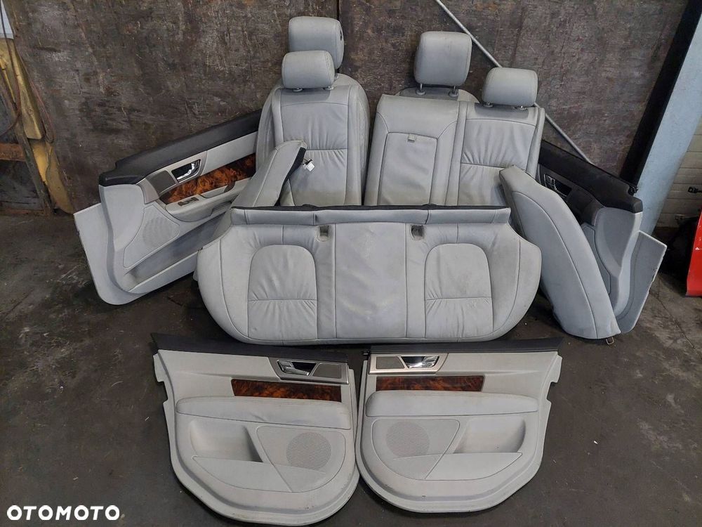 KOMPLET FOTELI LEWY PRAWY PRZÓD + KANAPA TYŁ + BOCZKI JAGUAR XF X250 - 1