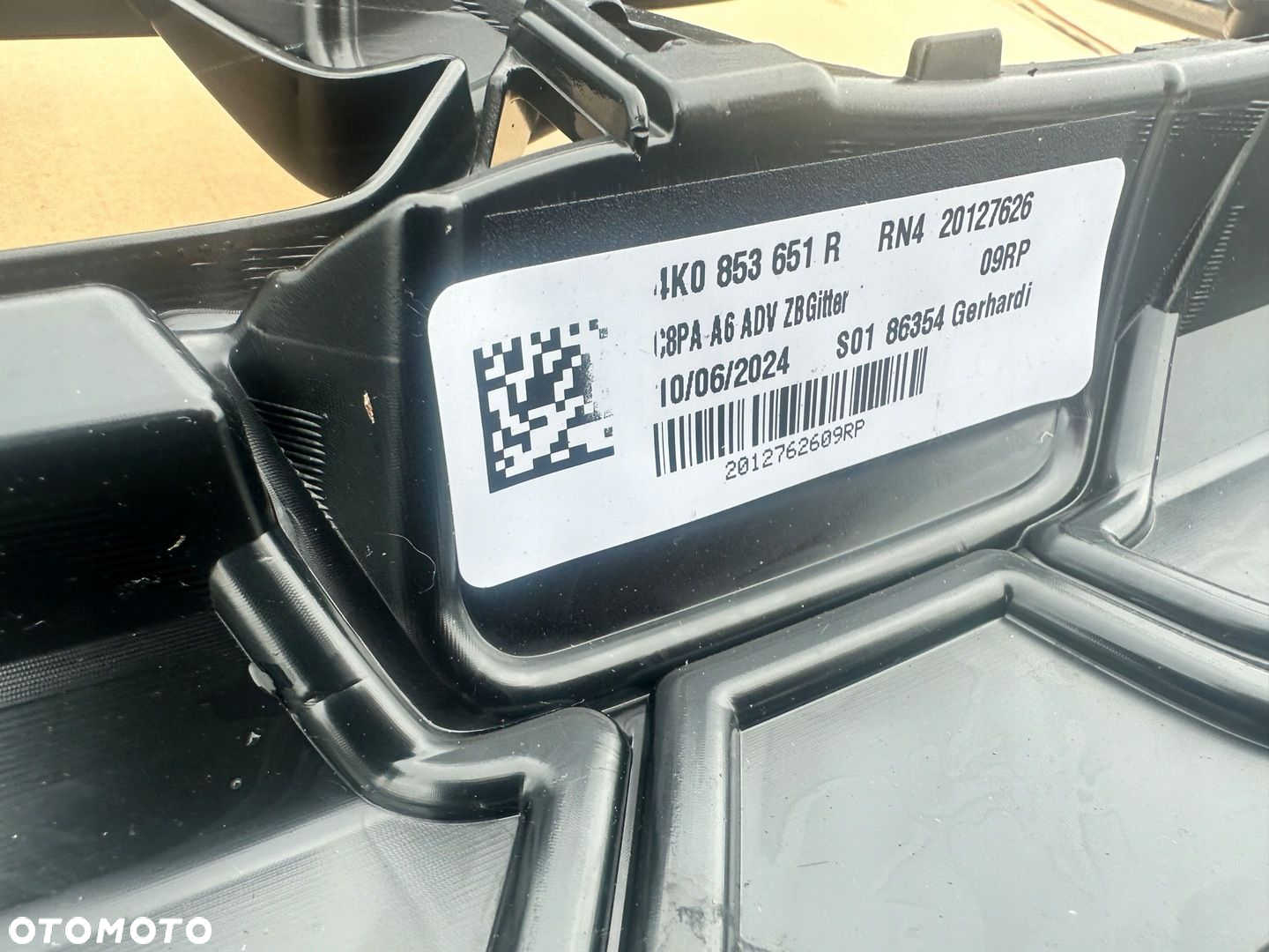 AUDI A6 C8 LIFT 21- S-LINE 4K0853651R ATRAPA GRIL GRILL - 3