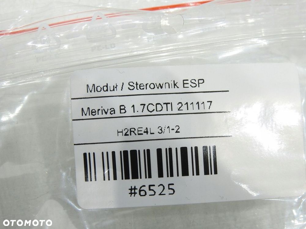 CZUJNIK ESP OPEL MERIVA B 1.7 CDTI 13267138 - 6