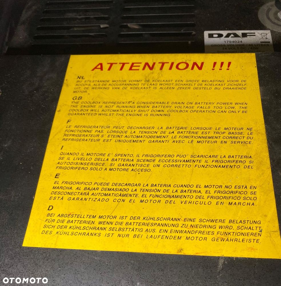 LODÓWKA DAF XF 106 / 105 DUŻY WYBÓR SZEROKA OFERTA - 7