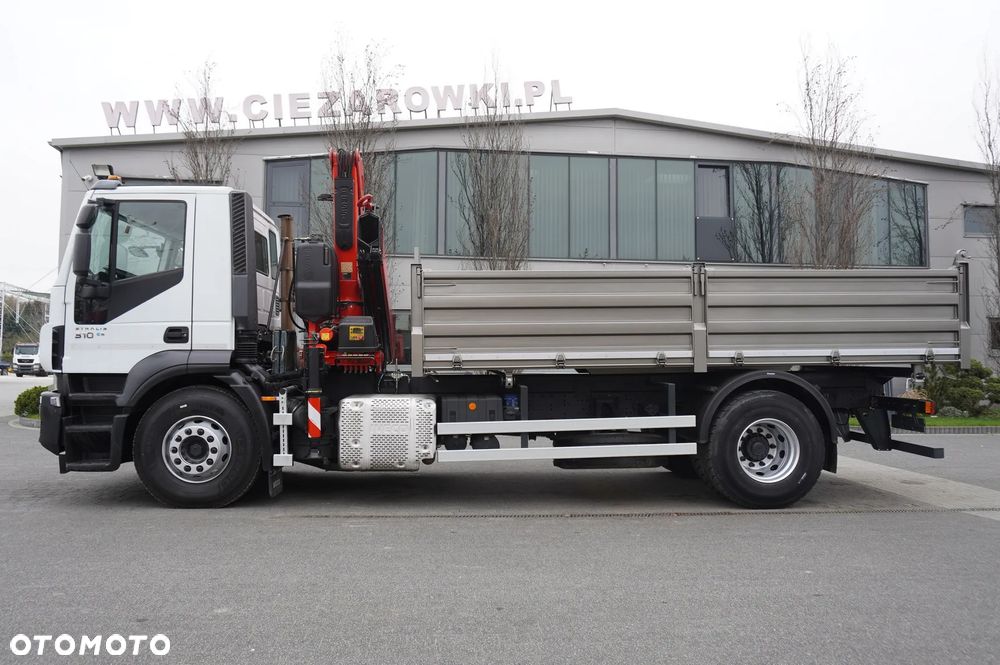Iveco Stralis 19.310 E6 4x2 / Fassi F155A.0.22 / 690 MTH! / pilot / NOWA 3-stronna wywrotka - 4