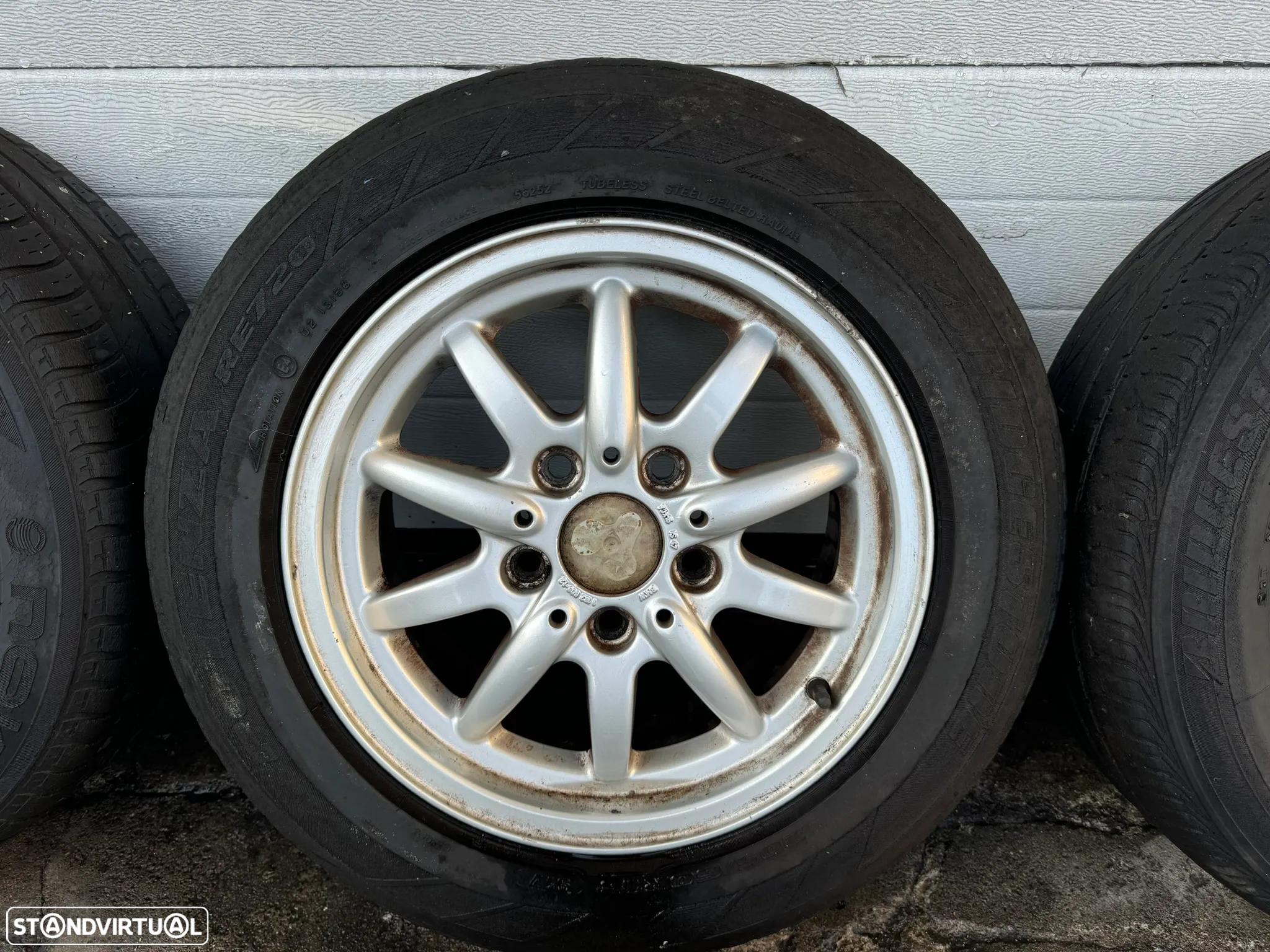 4 Jantes BMW+ 4 Pneus 205/60 R15 - 4