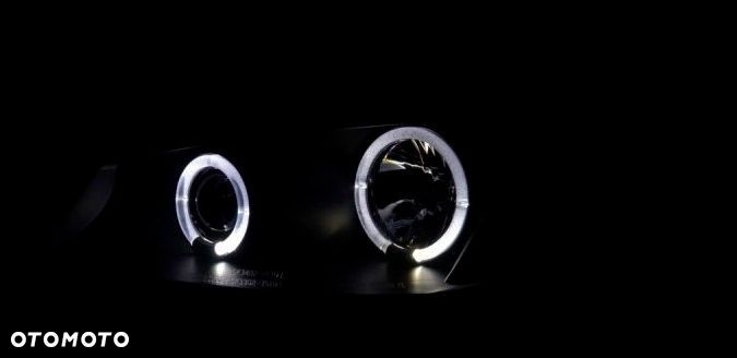 Reflektory Lampy kpl Ringi Angel Eyes Led Tuning Renault Megane II 2 2002- - 3