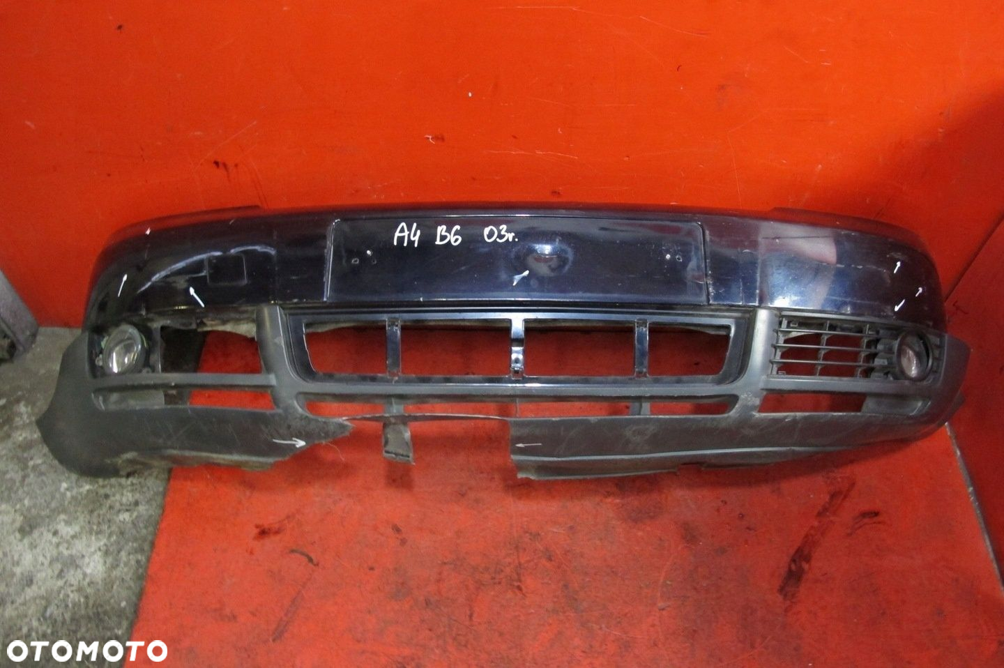AUDI A4 B6 8E ZDERZAK PRZEDNI PRZÓD BELKA WZMOCNIENIE HALOGEN LZ9Y - 2