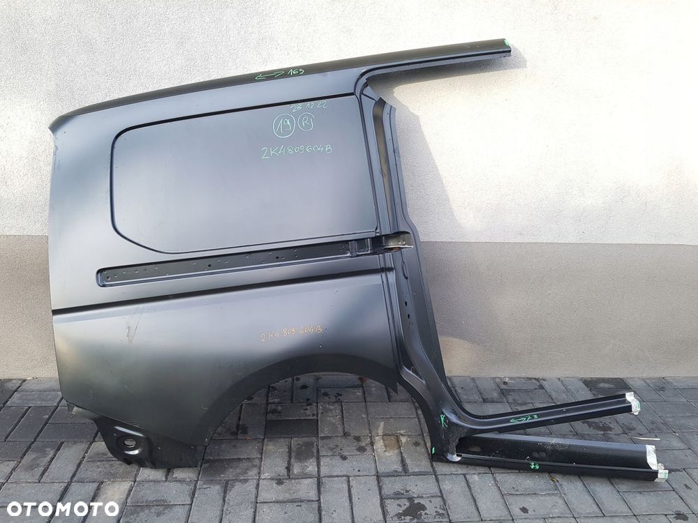 vw caddy słupek rama bok błotnik próg 2k4809604b - 1