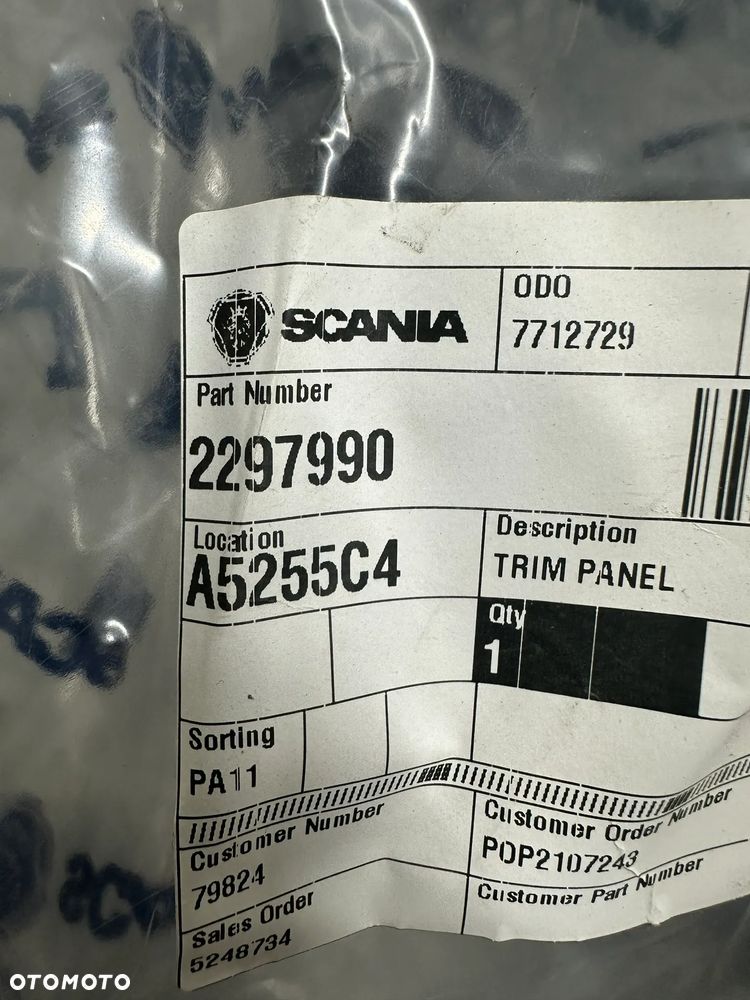 Listwa nadkola, nakładka błotnika Scania 2297990 - 4