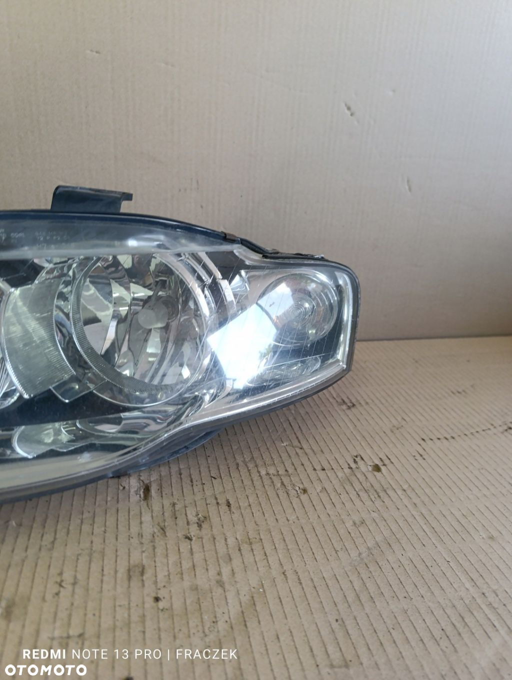 REFLEKTOR PRAWY LAMPA PRAWY LUB LEWY PRZÓD AUDI A4 B7 8E0941004BK - 11