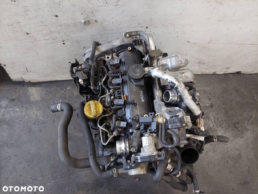 SILNIK DIESEL + UKŁAD WTRYSKOWY + TURBINA NISSAN PULSAR C13 K9K 1.5 DCI - 9
