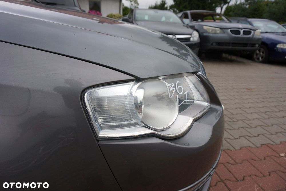 MASKA ZDERZAK BŁOTNIKI LAMPY PASSAT B6 LA7T  VOLKSWAGEN 2005-2010 SZARY PRZÓD KOMPLETNY - 26
