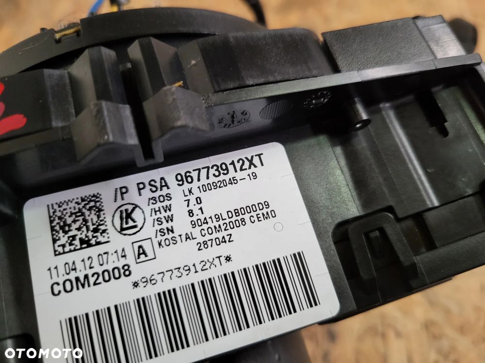 Przełącznik zespolony Peugeot 3008 I - 6