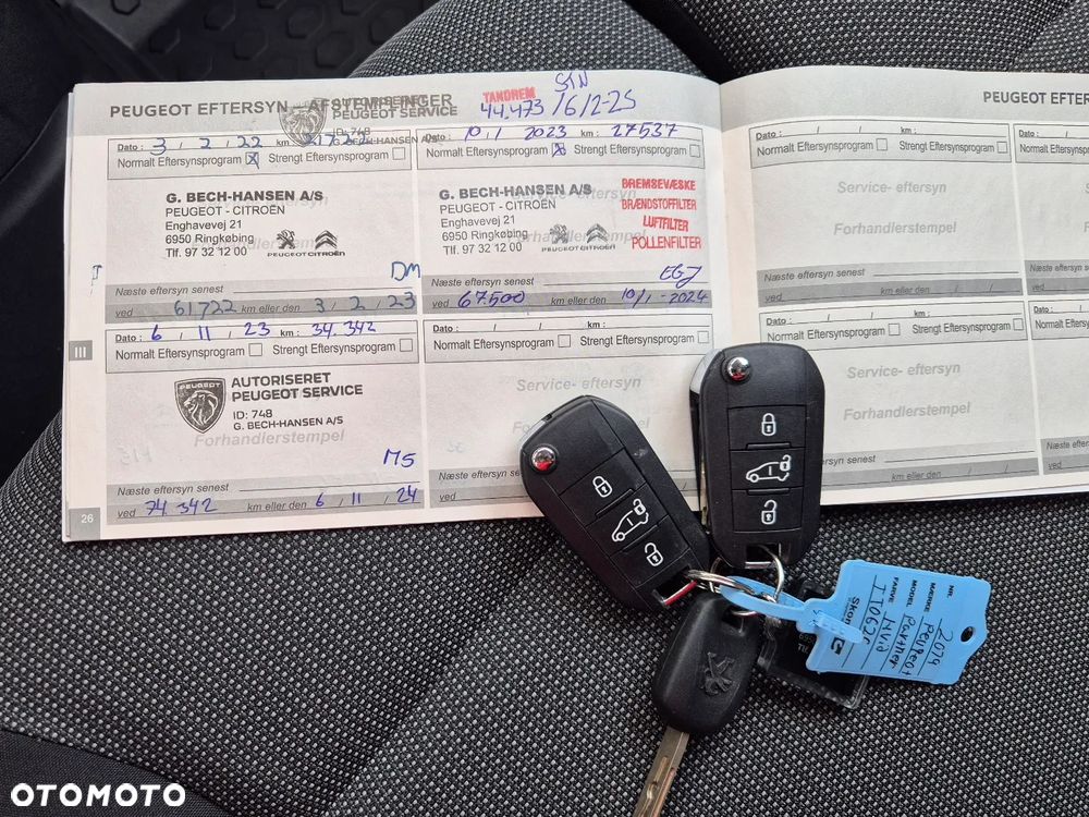 Peugeot Partner }{ Automat }{ 130KM }{ FV VAT }{ 2x drzwi przesuwne } - 22