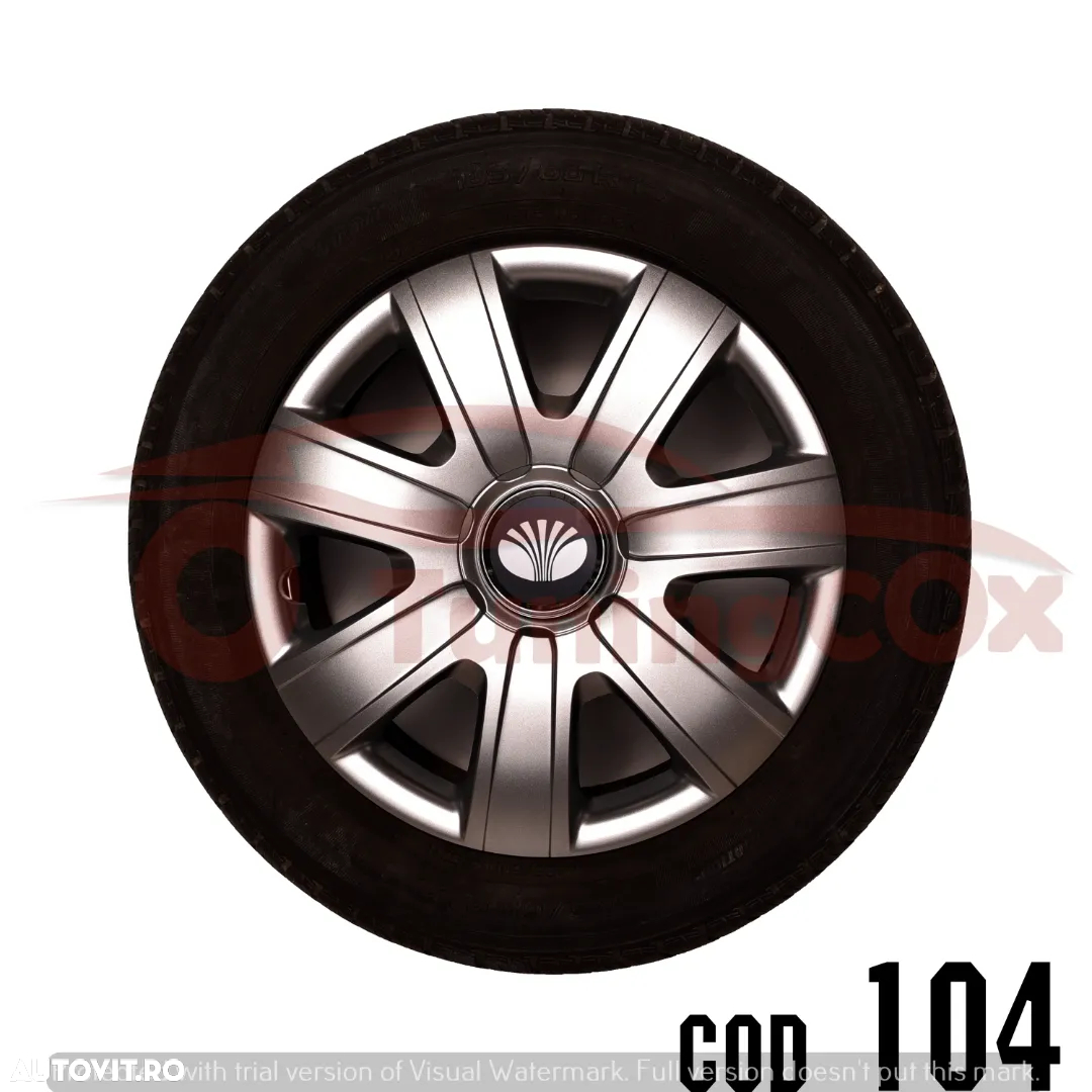 Capace roti DAEWOO r13  la set de 4 buc ,Capace janata aliaj - 4